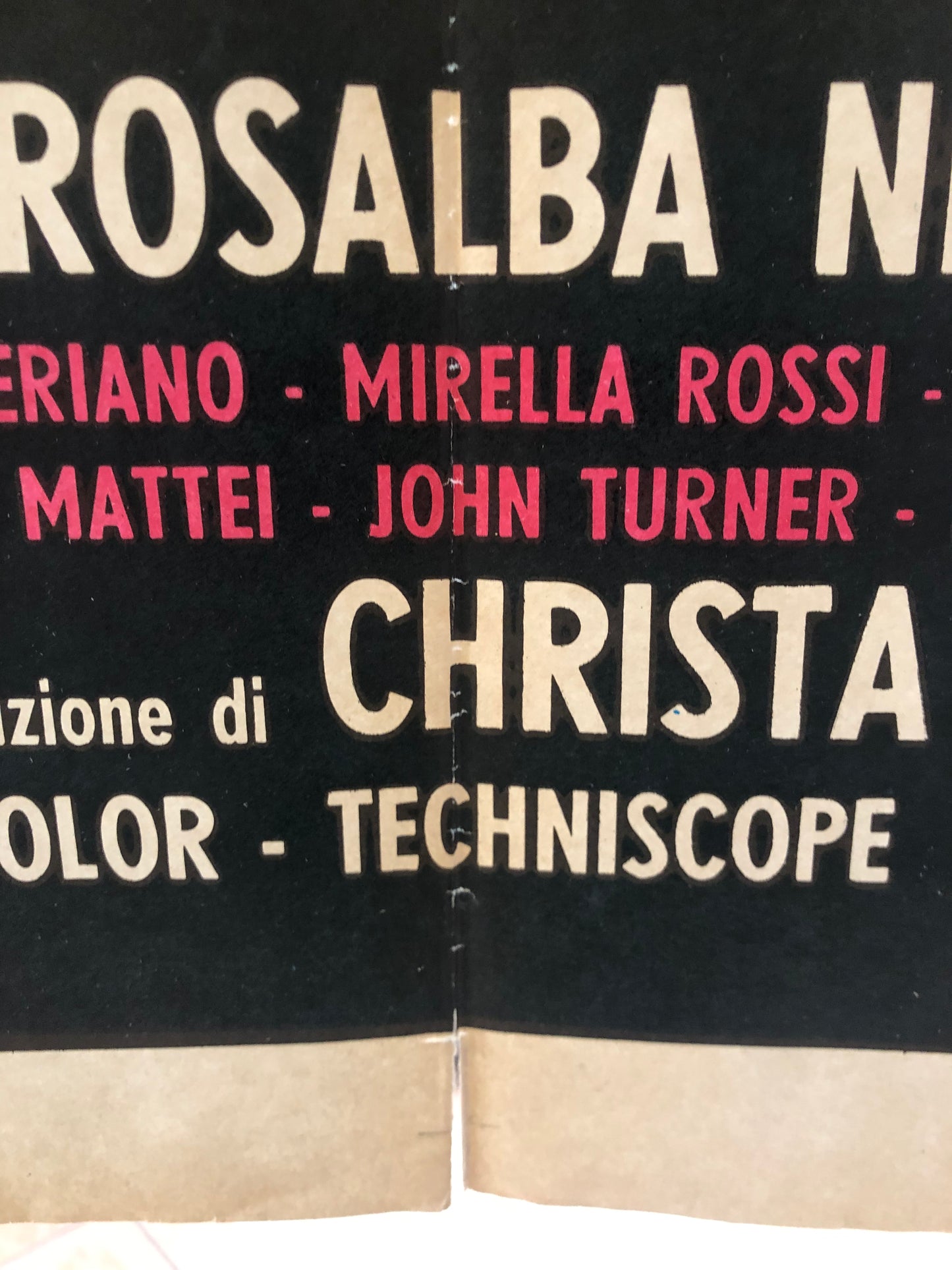 Manifesto Da Cinema Originale Film "Confessioni Segrete Di Un Convento Di Clausura", Anno 1973, misure 140x100
