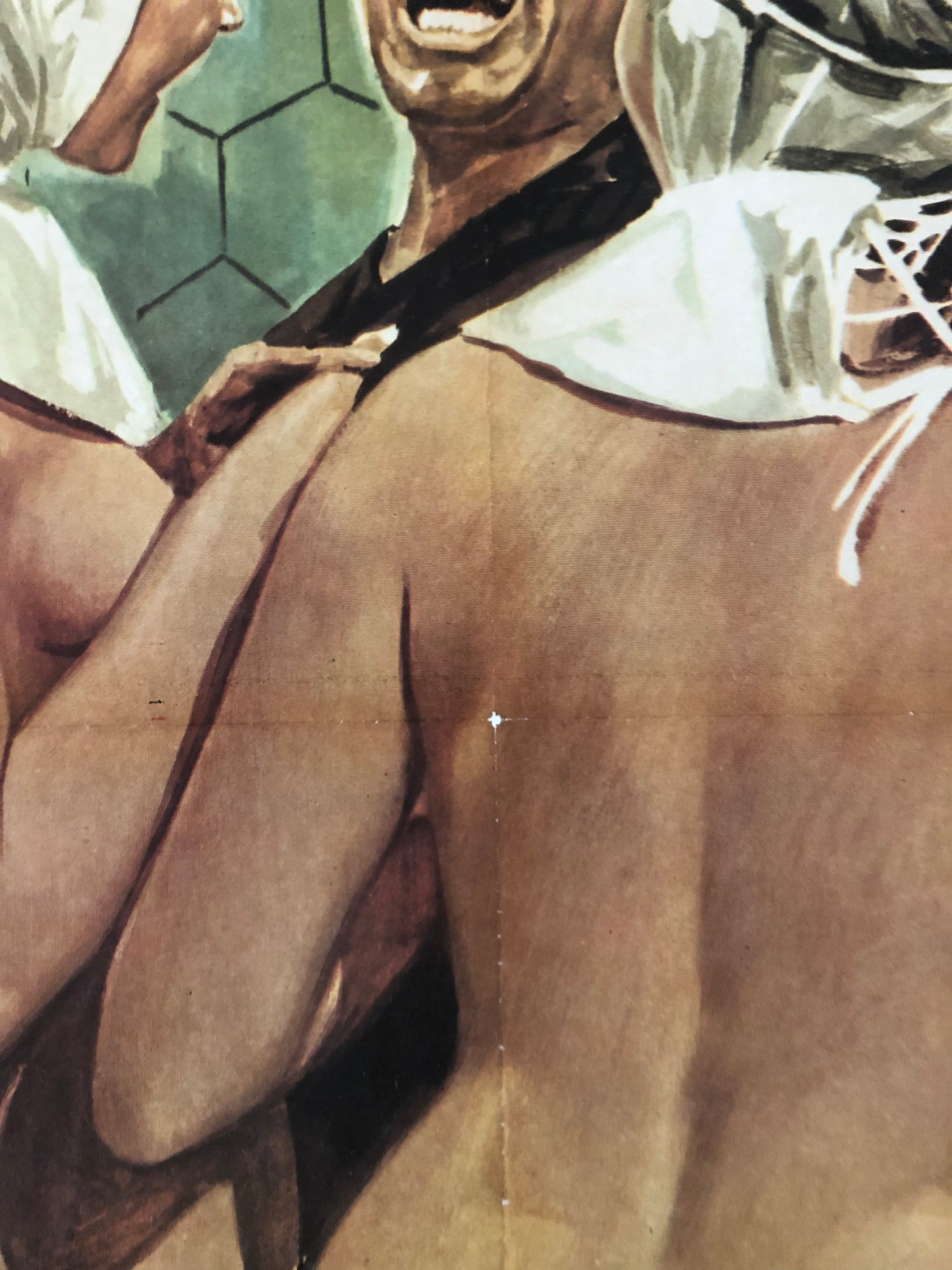 Manifesto Da Cinema Originale Film "Confessioni Segrete Di Un Convento Di Clausura", Anno 1973, misure 140x100