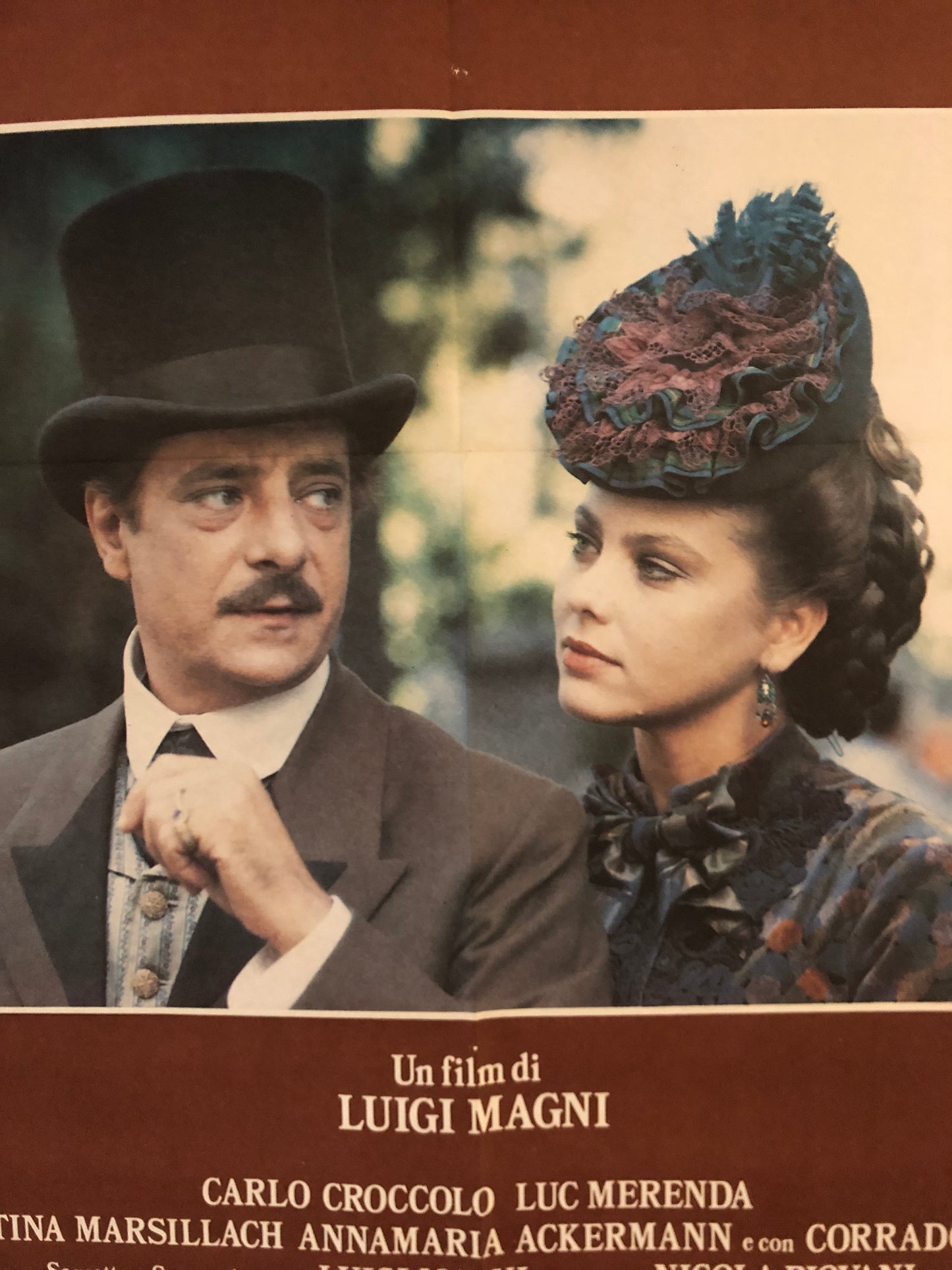 Manifesto Cinema Originale O' Re Film Anno 1989 Locandina 140x100 Ornella Muti