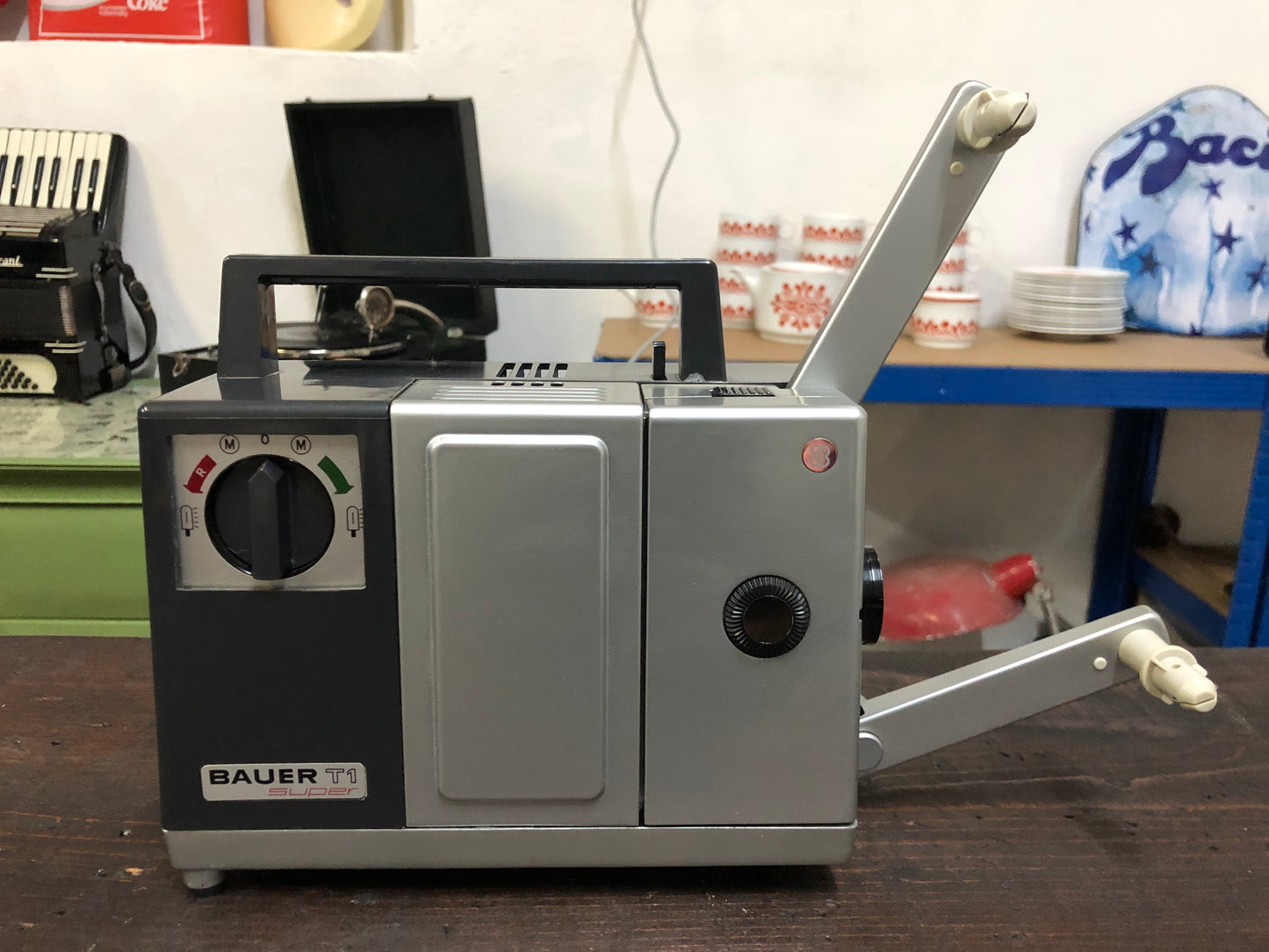 Proiettore Bauer T1 Super 8 Robert Bosh Germania Vintage Epoca 1965 Con Custodia