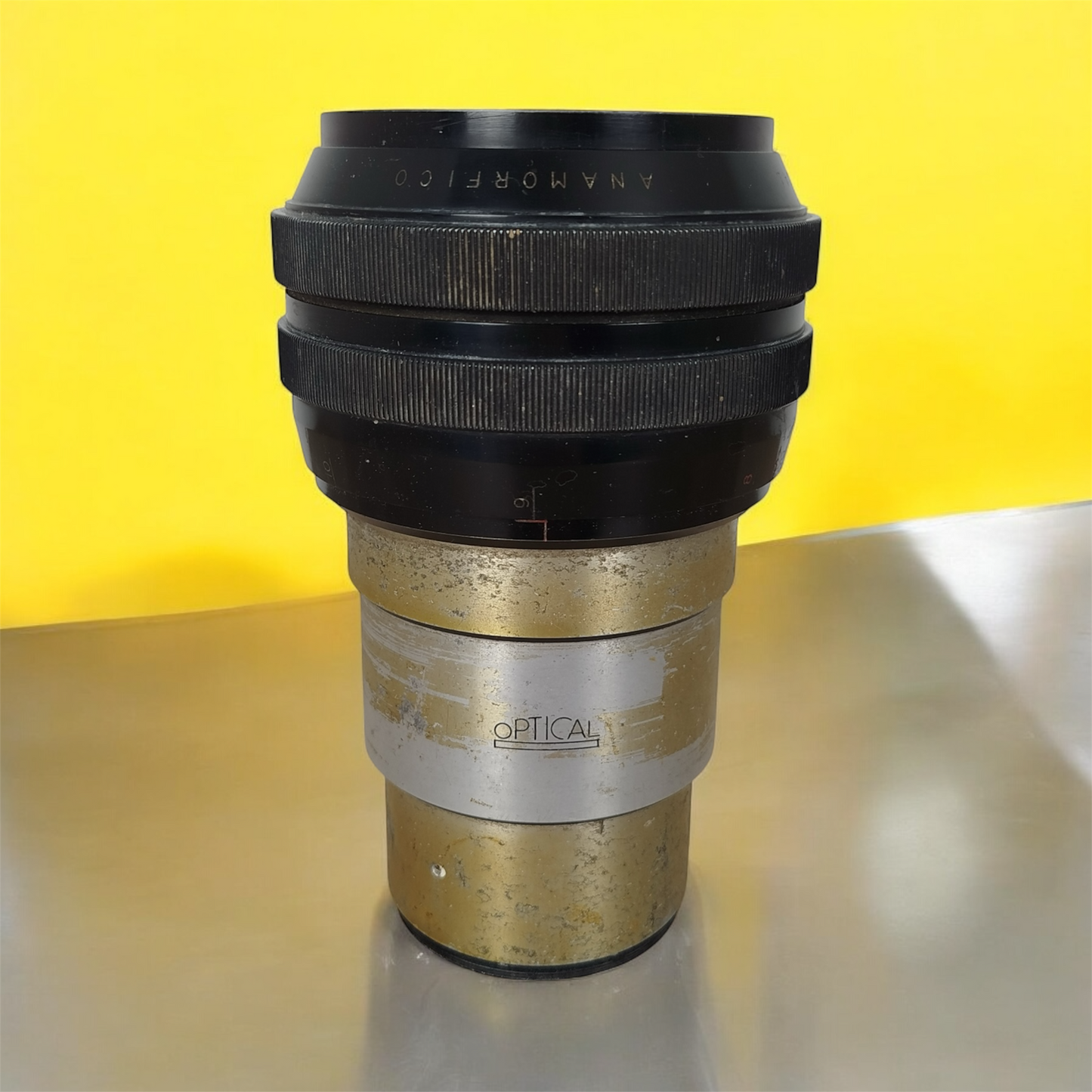Obiettivo Anamorfico Optical Iper Proiectar N.55012 2X Vintage Cinema Fotografia