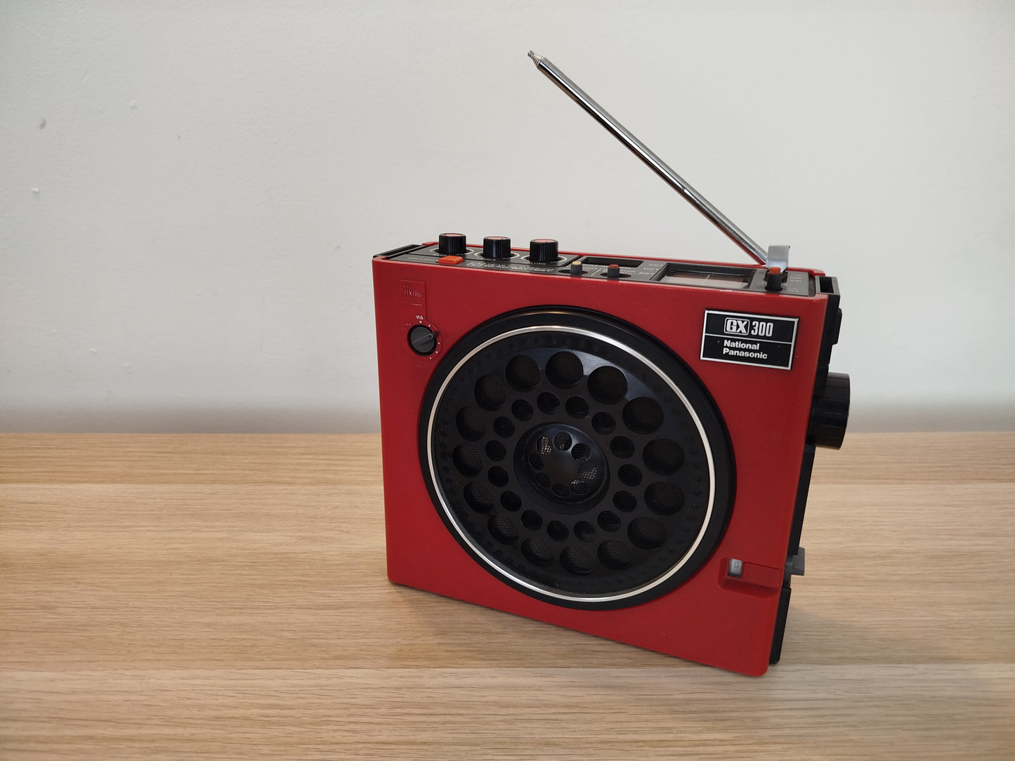 Radio National Panasonic GX300 RF-888JBS Vintage Epoca Anni 70 Rossa FM AM
