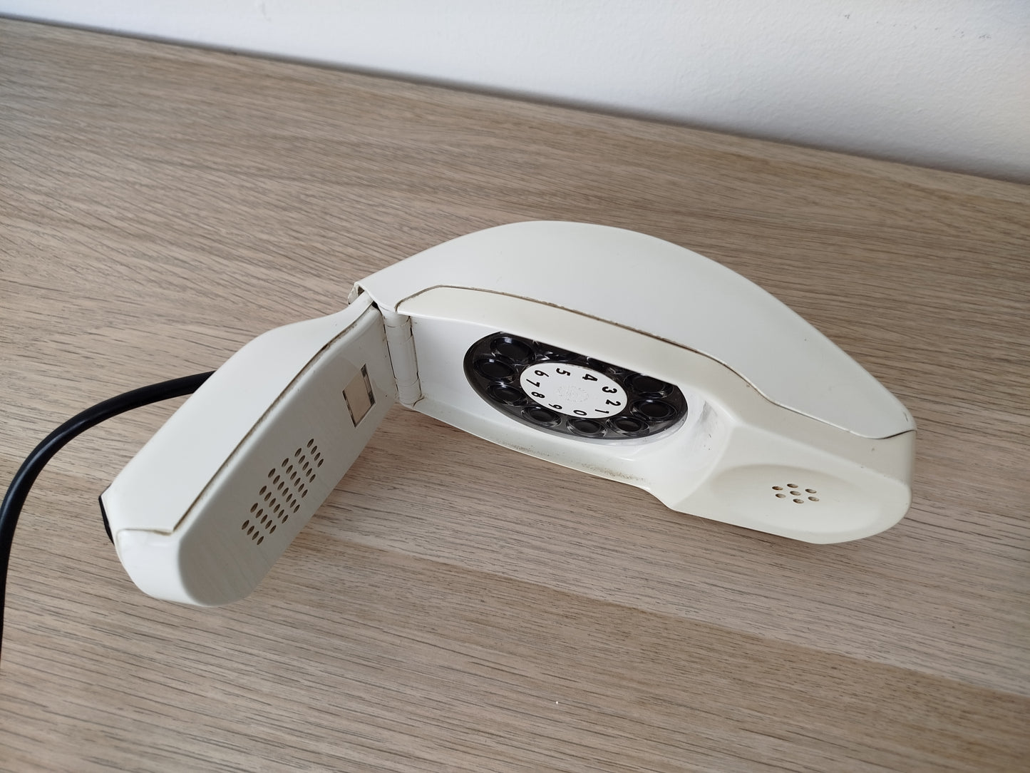 Telefono Grillo Vintage Epoca Anni 60 Design Zanuso Sapper Bianco Siemens Auso