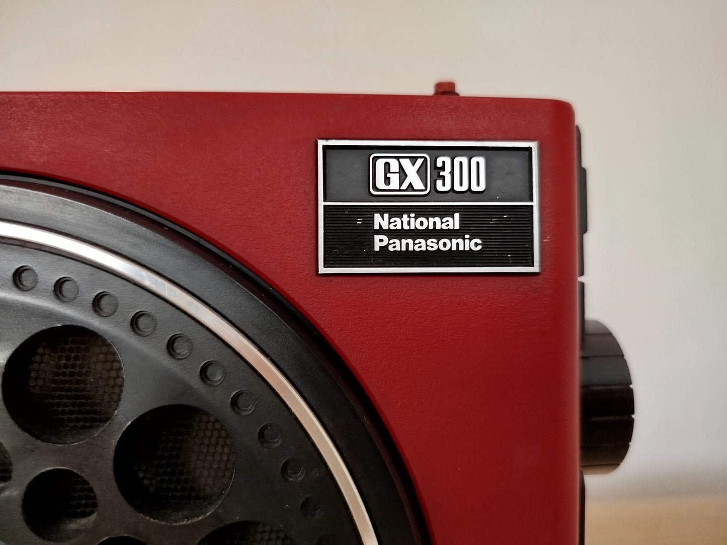 Radio National Panasonic GX300 RF-888JBS Vintage Epoca Anni 70 Rossa FM AM