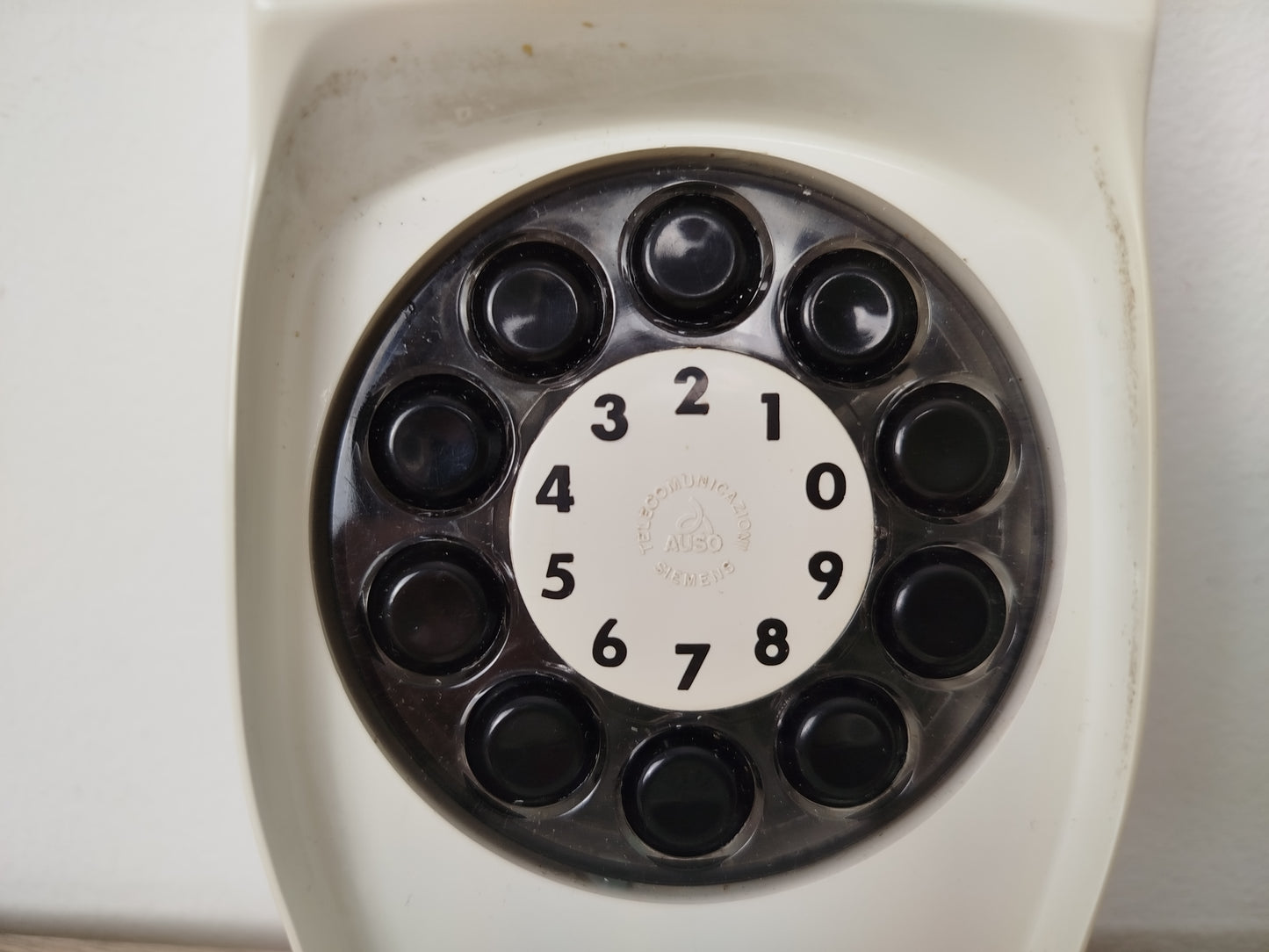 Telefono Grillo Vintage Epoca Anni 60 Design Zanuso Sapper Bianco Siemens Auso