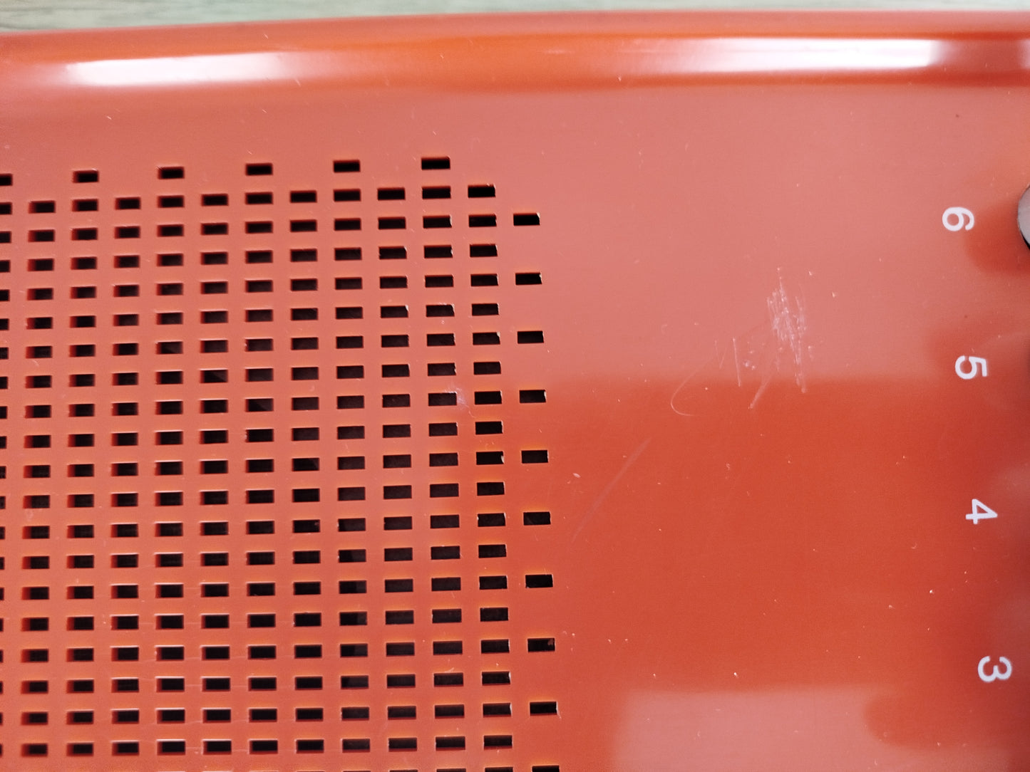 Ricevitore Filodiffusione Brionvega fd1101 Radio Castiglioni Design Arancione