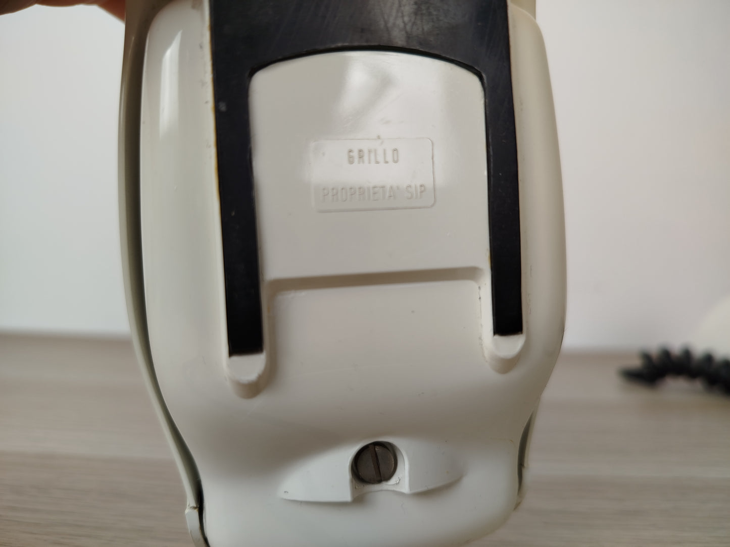 Telefono Grillo Vintage Epoca Anni 60 Design Zanuso Sapper Bianco Siemens Auso