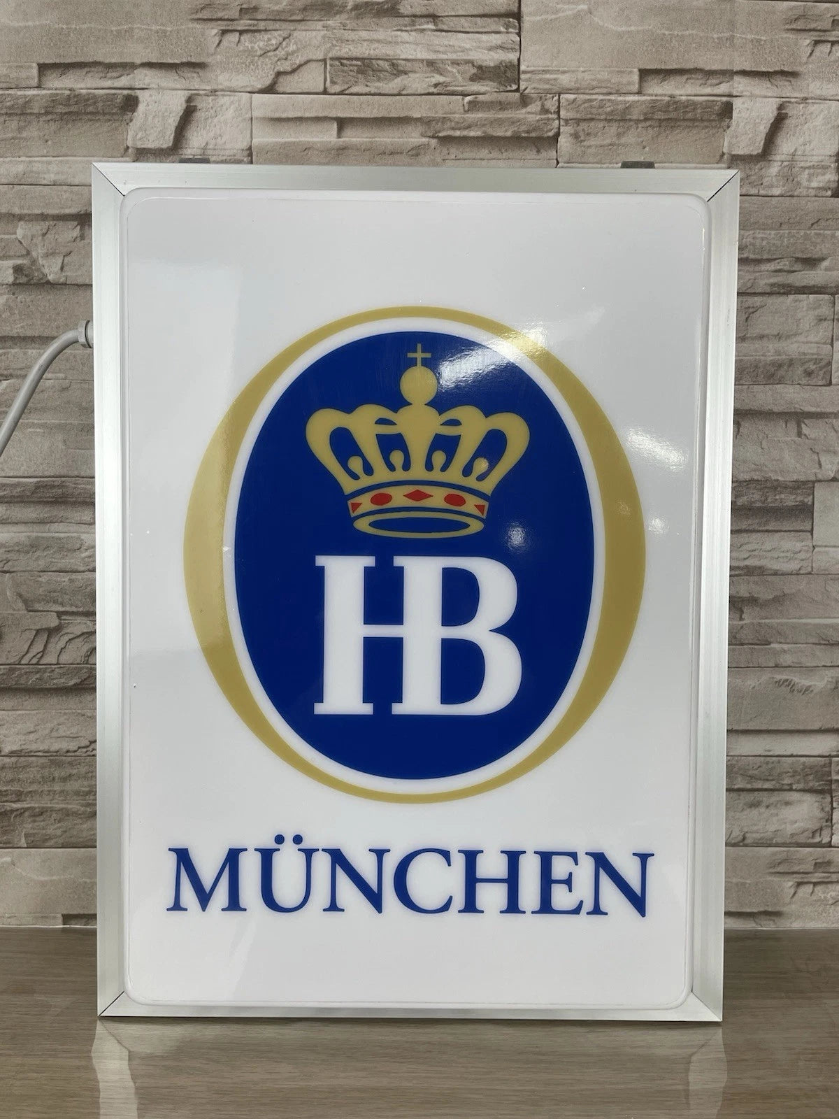 Insegna Luminosa HB Birrificio Germania Monaco Da Muro Con Cavo Oktoberfest