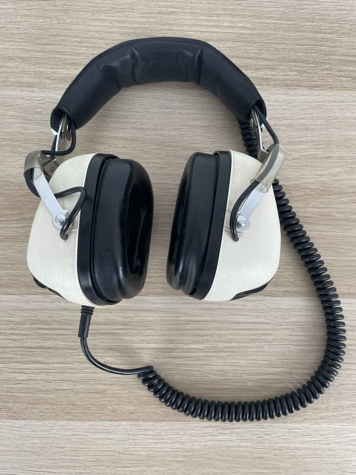 Cuffie Sansui SS L3 Vintage Epoca Anni 70/80 Giappone Bianco Testa Polistirolo