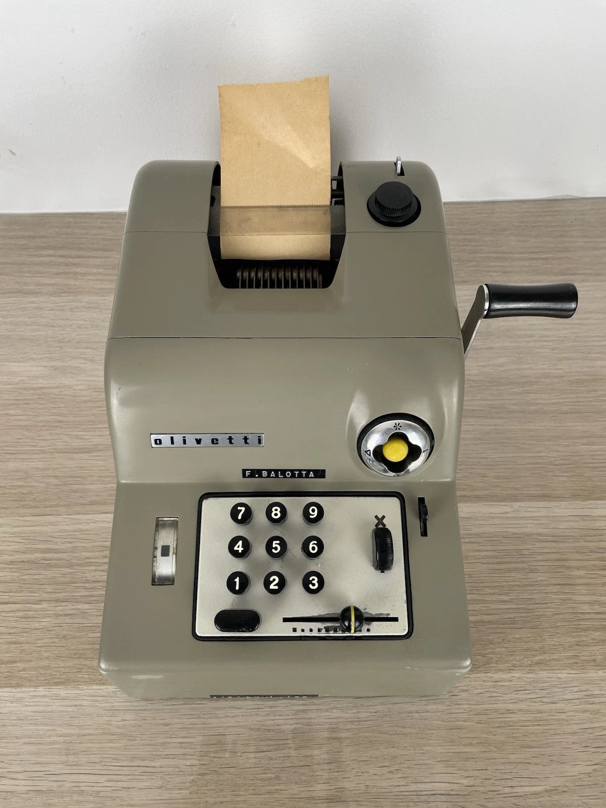 Olivetti Summa 15 Calcolatrice Meccanica Manuale Vintage Design Marcello Nizzoli