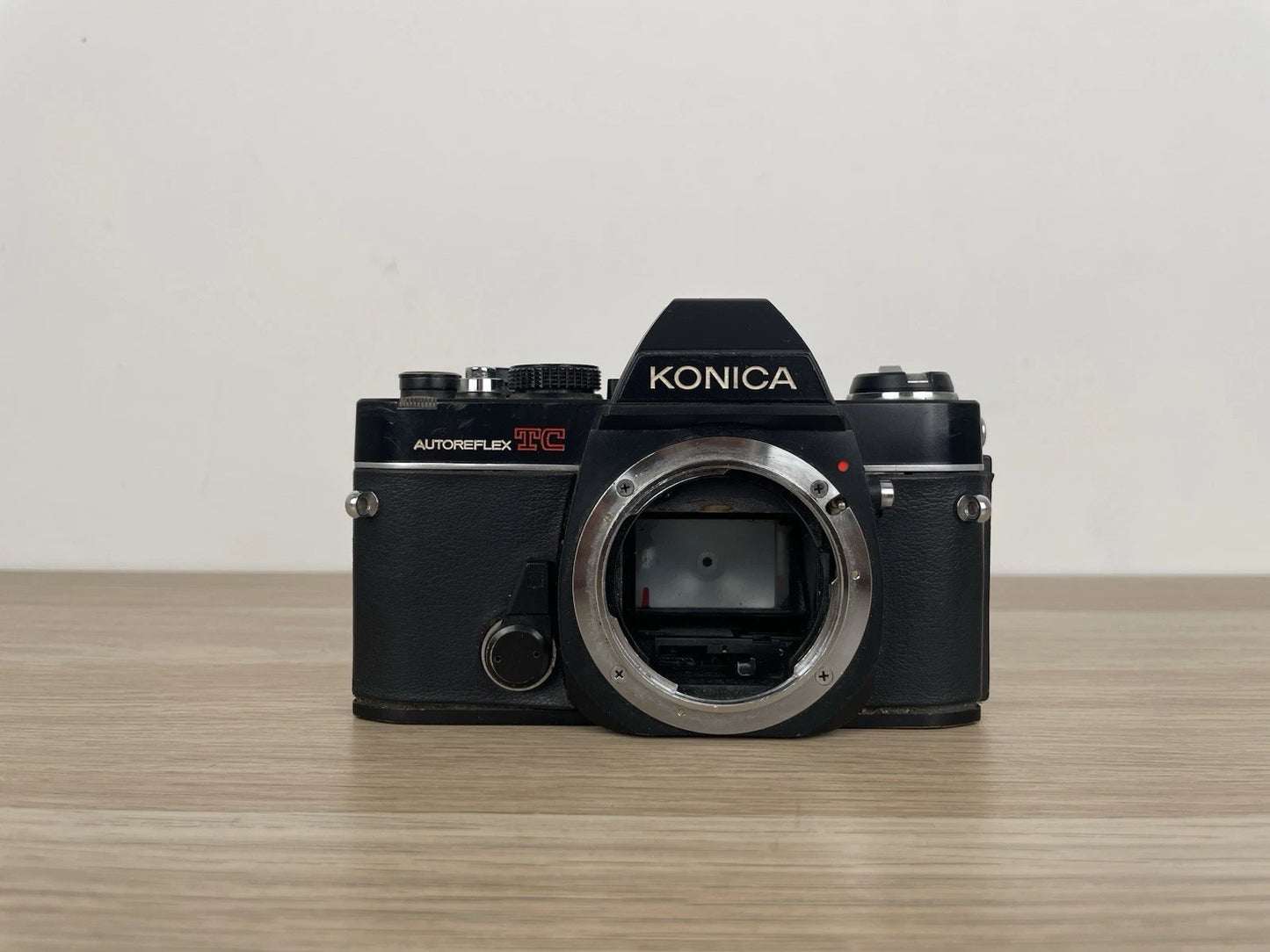 Fotocamera Analogica Konica Autoreflex TC Solo Corpo Macchina Fotografica Nero