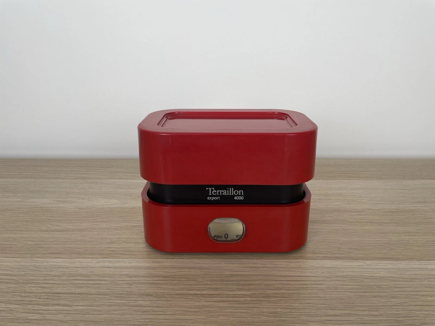 Bilancia Analogica Terraillon Export 4000 Rossa Vintage Design Zanuso Sapper 70