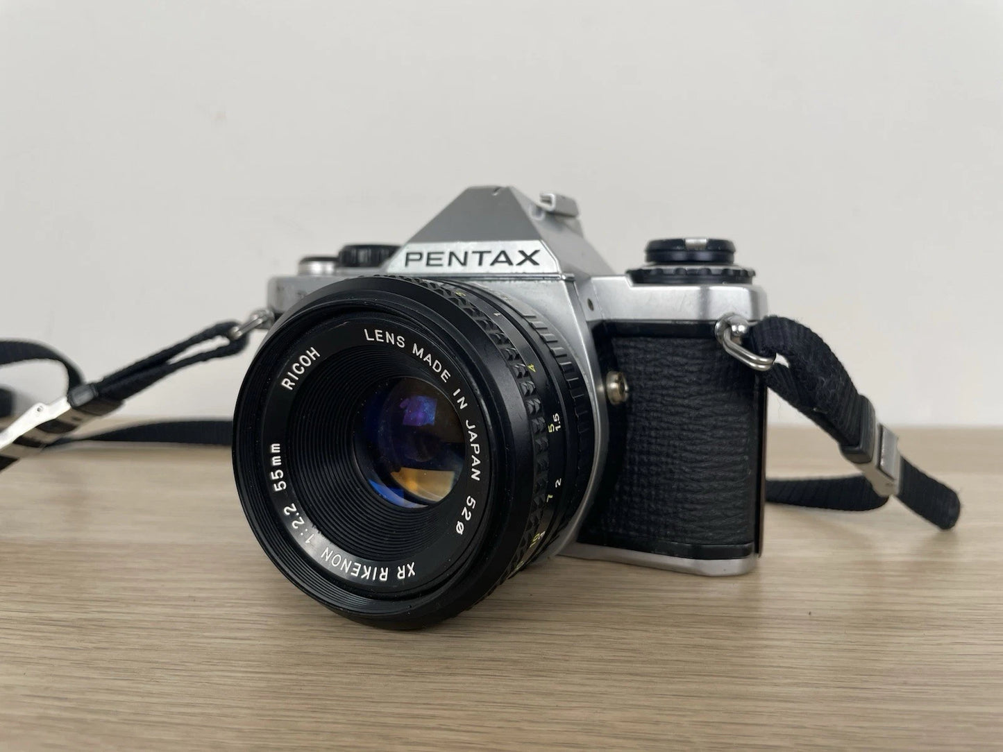 Fotocamera Analogica Pentax Me Super Macchina Foto Reflex 35mm Obiettivo Ricoh