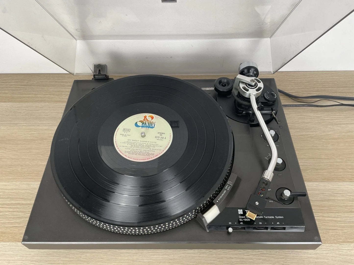 Giradischi Technics SL1900 Per Vinili Vintage Epoca Anni 70 Trazione Diretta