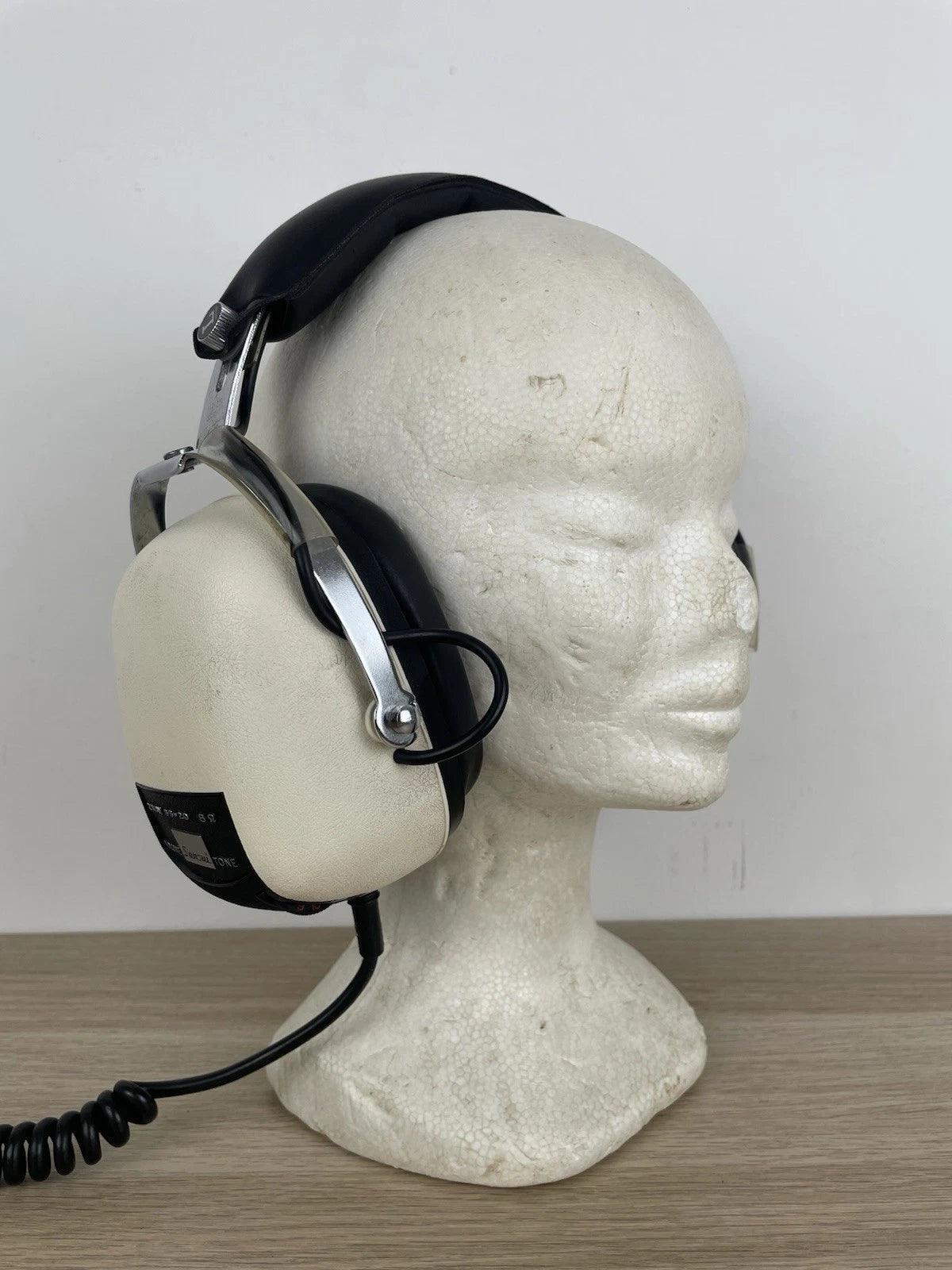 Cuffie Sansui SS L3 Vintage Epoca Anni 70/80 Giappone Bianco Testa Polistirolo