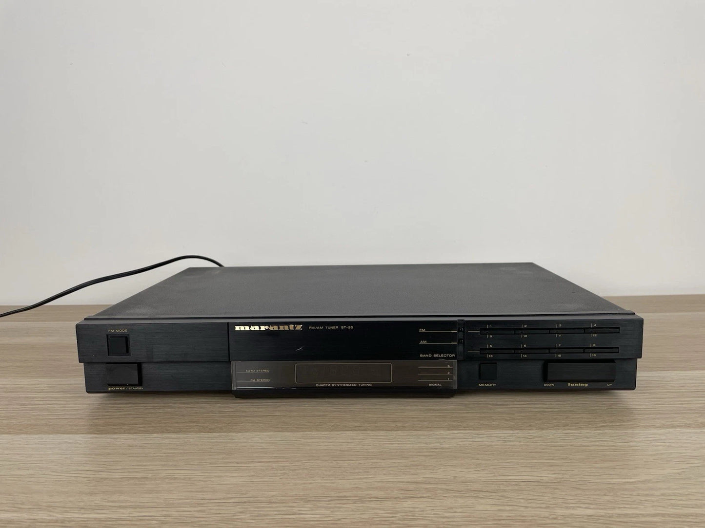 Sintonizzatore Tuner Marantz ST-35 Radio Stereo Vintage Anni 80 Nero Funzionante