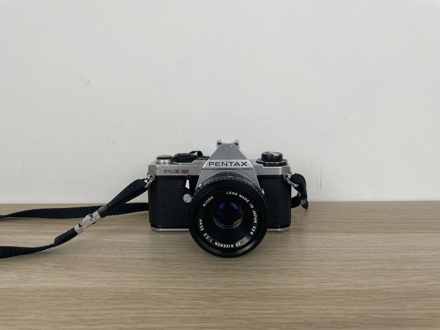 Fotocamera Analogica Pentax Me Super Macchina Foto Reflex 35mm Obiettivo Ricoh