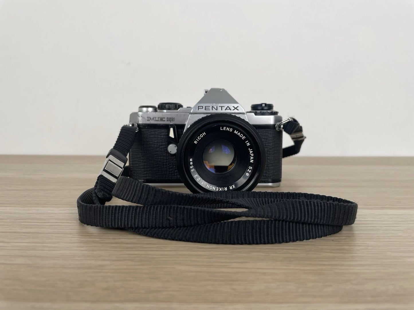 Fotocamera Analogica Pentax Me Super Macchina Foto Reflex 35mm Obiettivo Ricoh