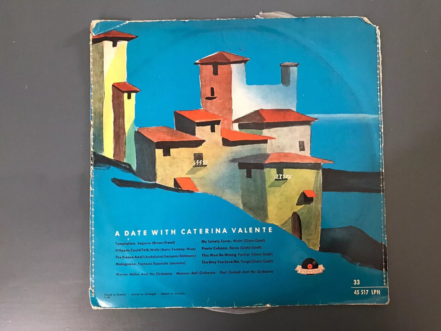 Lotto 8 Dischi Vinili 33 Giri Vintage Epoca Billy May Kenton Caterina Valente