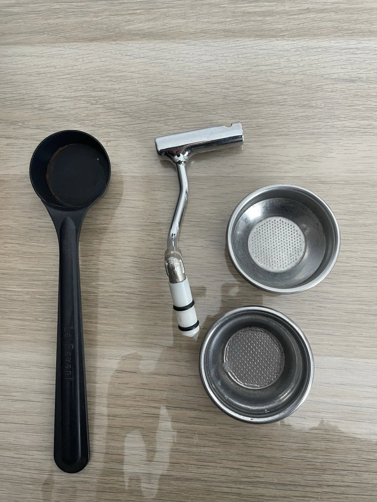 Macchina per caffè espresso La Pavoni 2a Europiccola Argento Vintage Anni 90