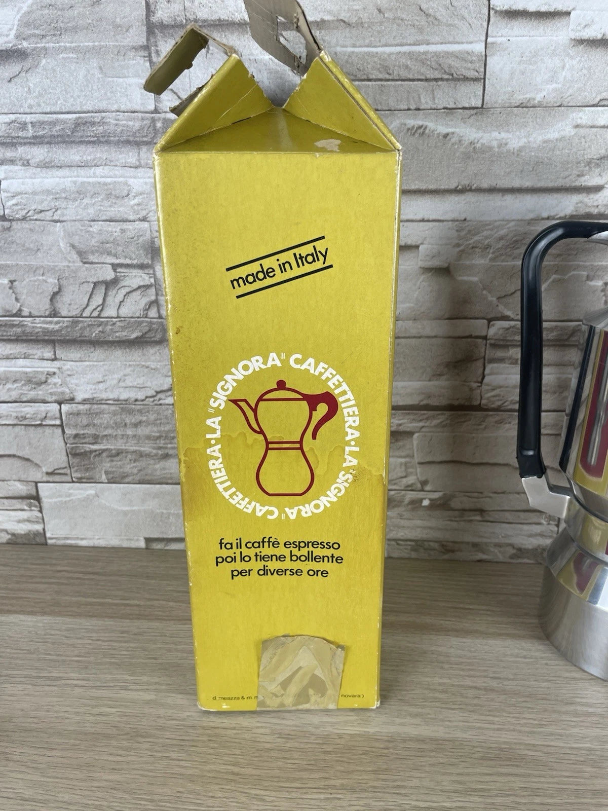 Caffettiera Termica Express La Signora Vintage Anni 60 Con Scatola E Istruzioni