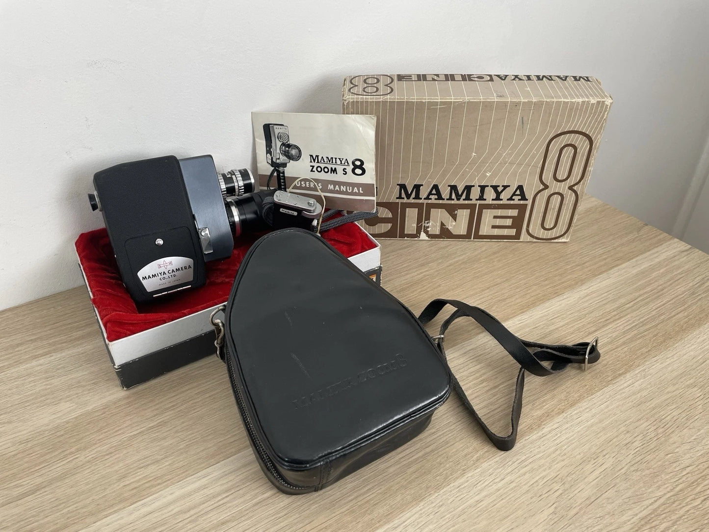 Cinepresa Mamiya Zoom S8 Vintage Epoca Anni 70 Auto Focus 10-30mm Nero Scatola