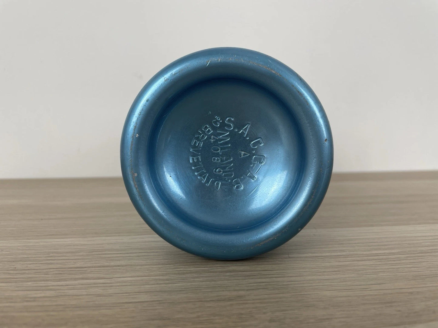 Seltz Sifoni Autoseltz SACCAB Vintage Azzurro Design Sergio Asti Epoca Alluminio