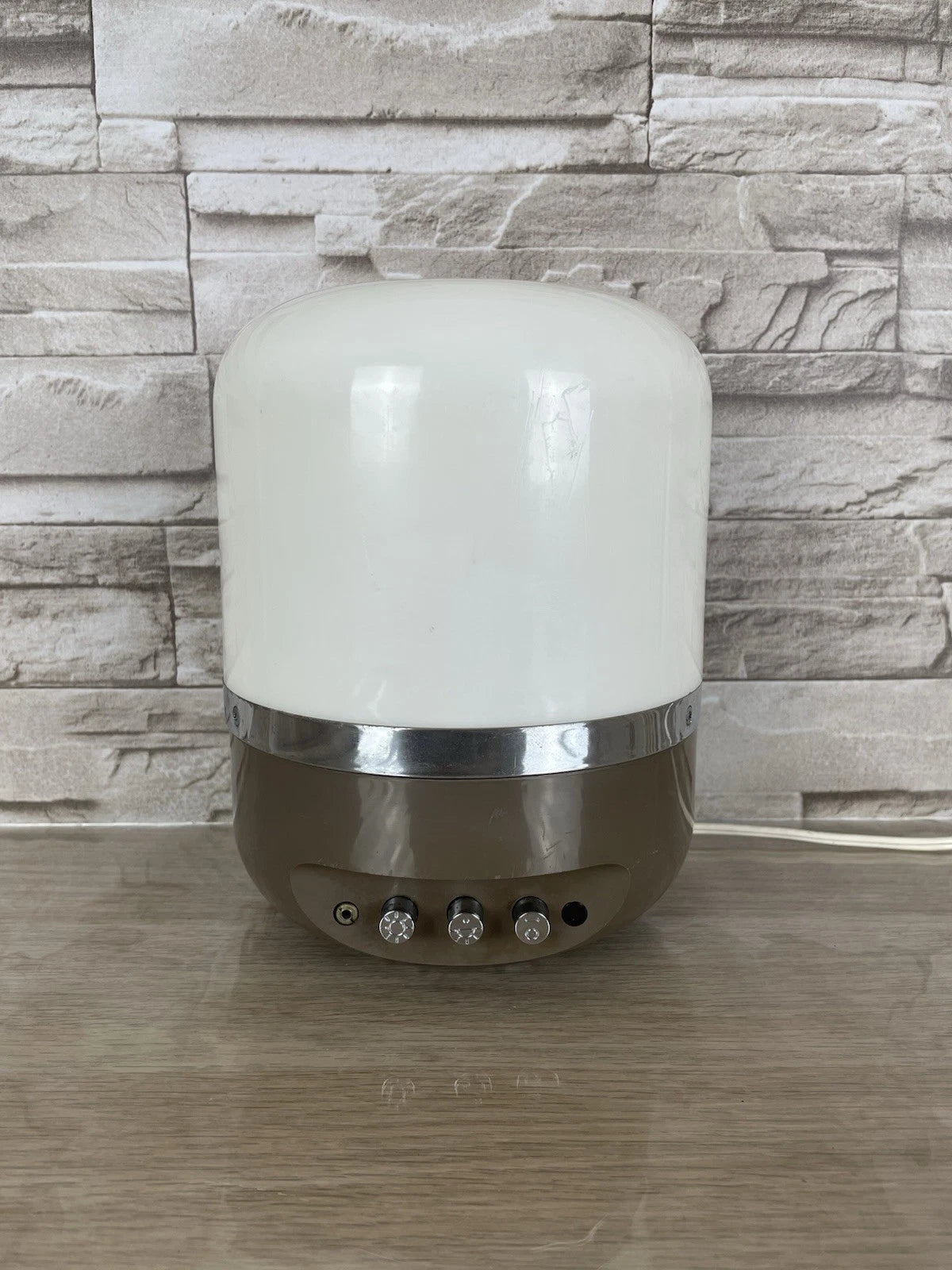 Radio Lampada 60s Europhon Design Adriano Rampoldi Vintage Space Age Marrone