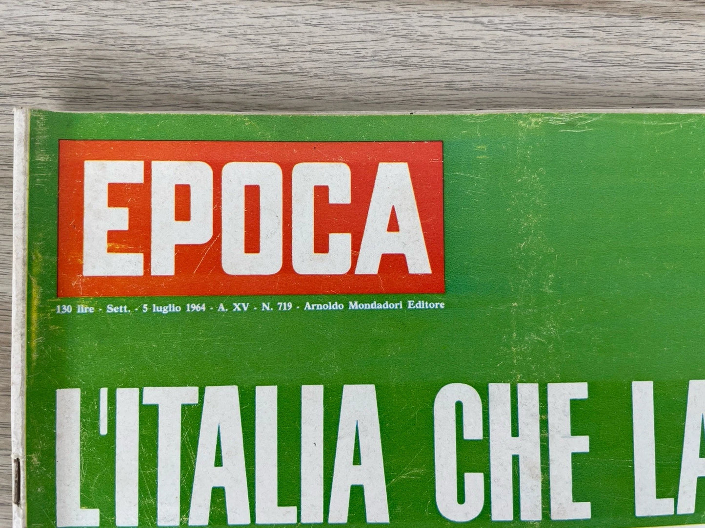 Rivista Epoca 05 Luglio 1964 N. 719 A.XV Arnoldo Mondadori Editore Vintage