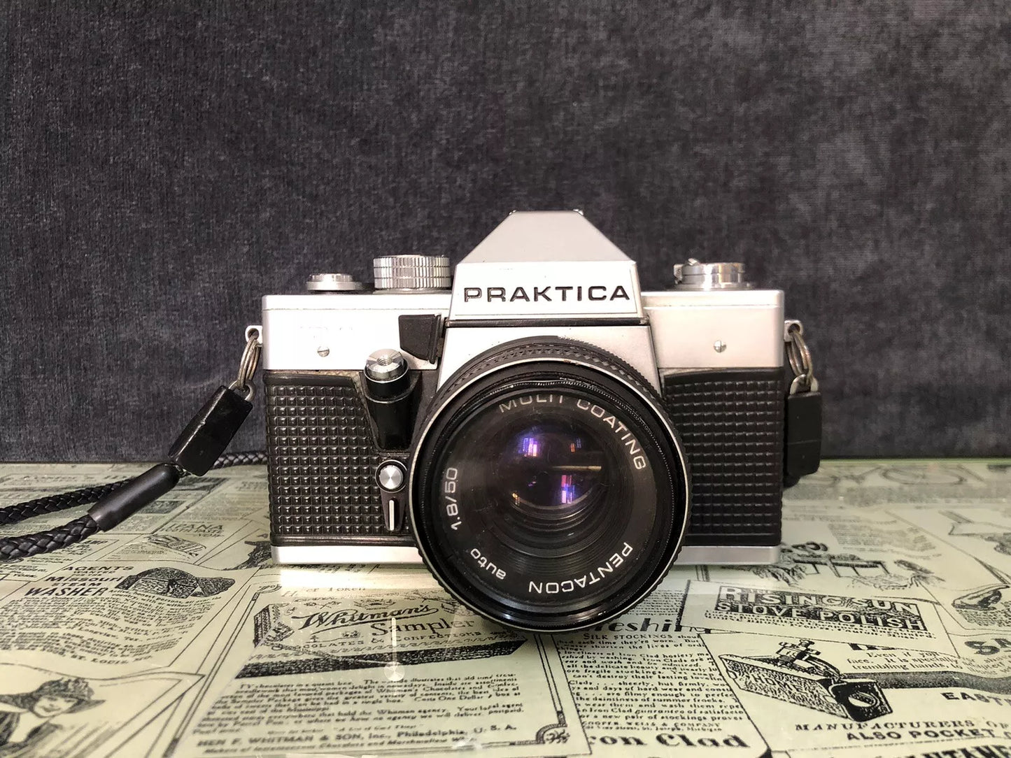 Fotocamera Analogica Praktica MTL 3 Vintage Obiettivo Pentacon Auto 1.8/50 Multi