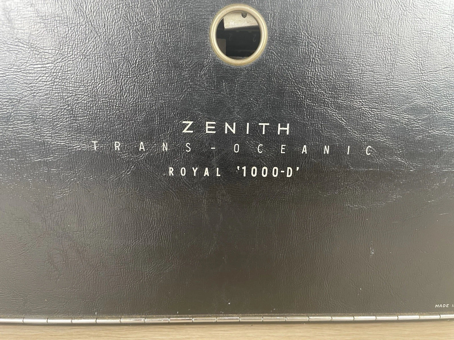 Radio Zenith Trans Oceanic Royal 1000-D Vintage Epoca Anni 50 USA Vintage Raro