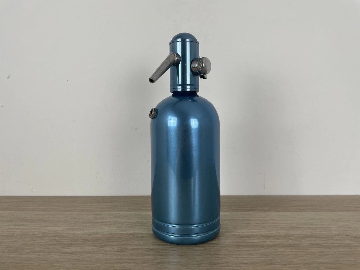 Seltz Sifoni Autoseltz SACCAB Vintage Azzurro Design Sergio Asti Epoca Alluminio