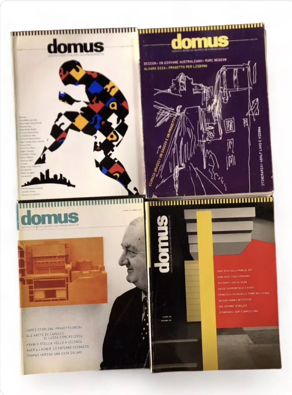 Lotto Stock 4 Riviste Domus Design Architettura Magazine Arte Storia Gio Ponti