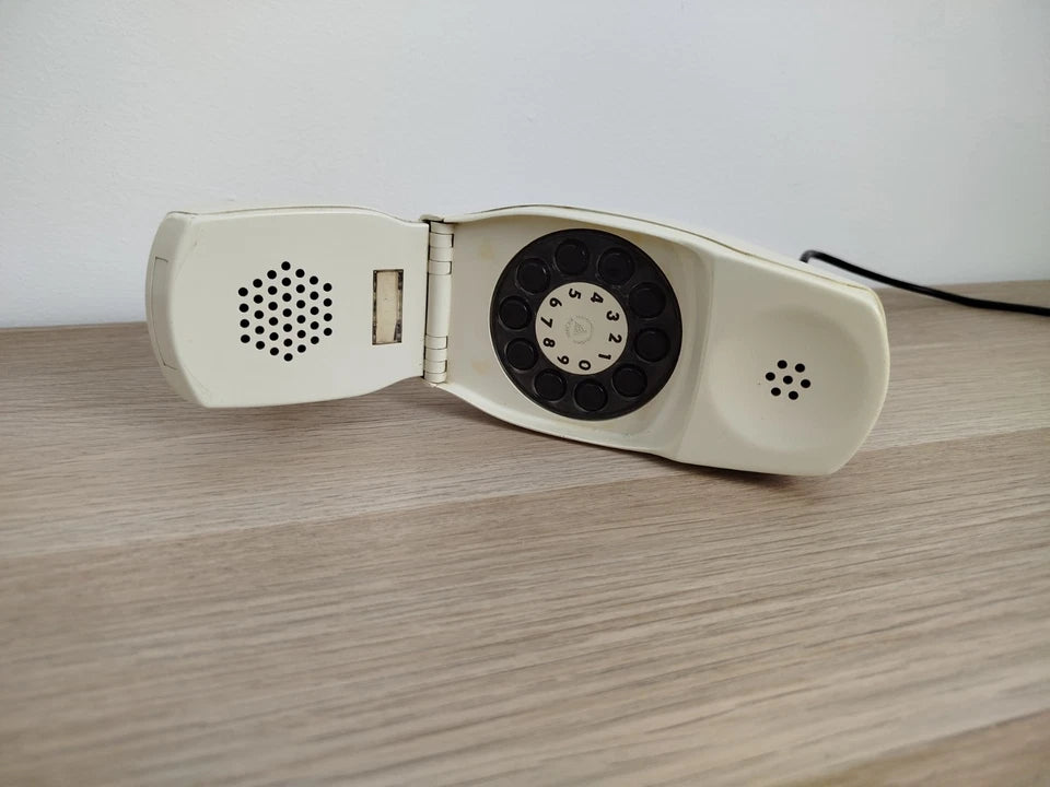 Telefono Grillo Vintage Epoca Anni 60 Design Zanuso Sapper Bianco Siemens Auso