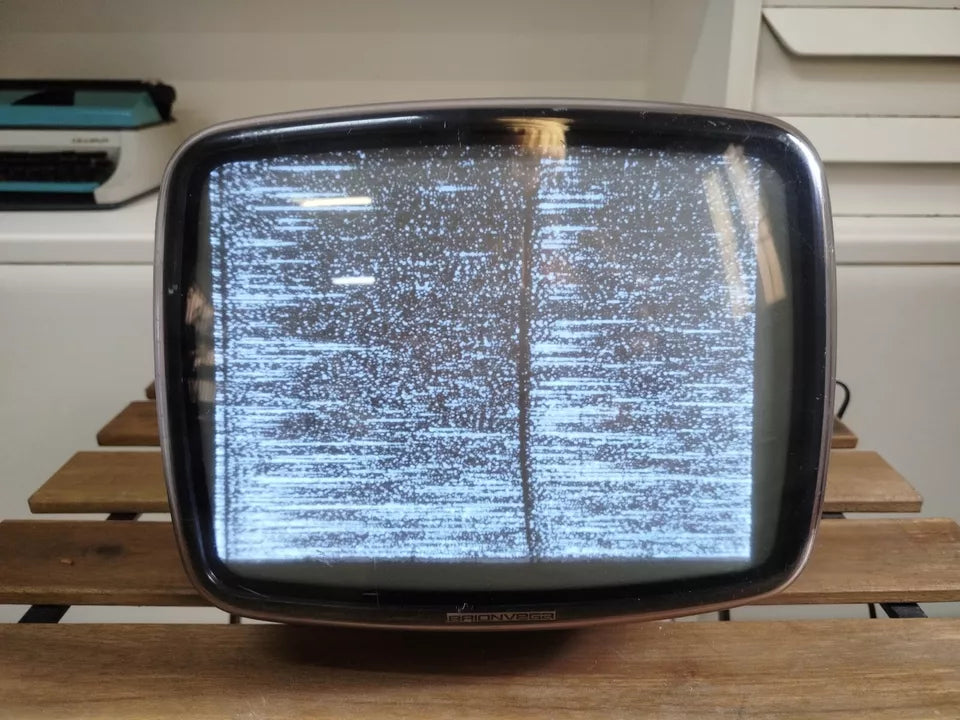 Televisore Brionvega Algol 11" Prima Serie Design Zanuso Sapper Vintage Nero