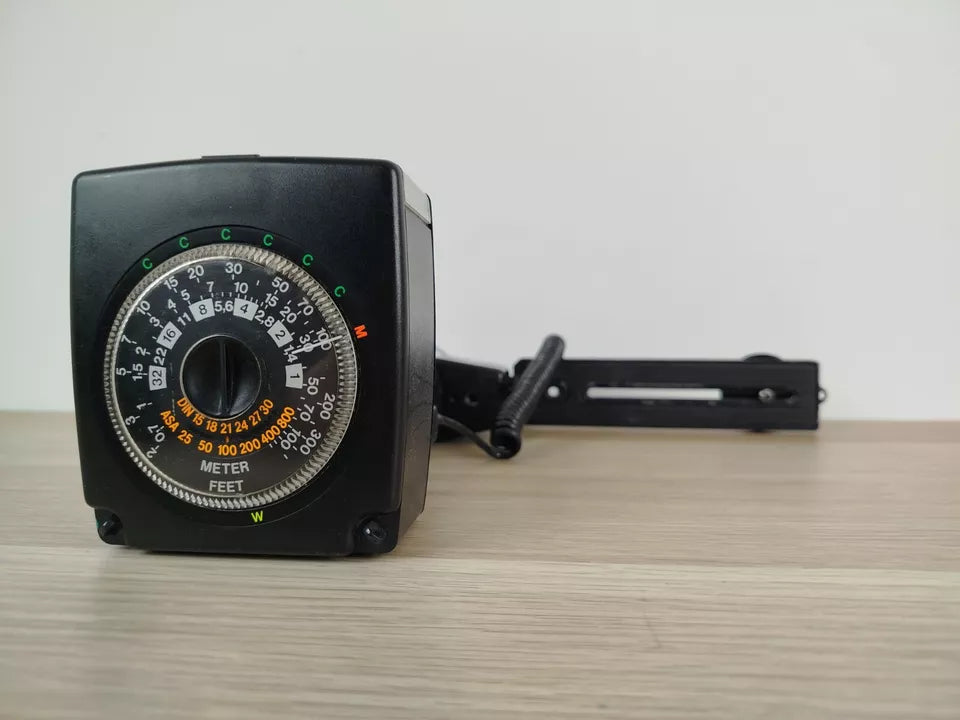 Unità Flash Esterna Metz 45 CT-5 Vintage Anni 80 Con Battery Pack E Istruzioni