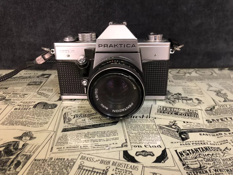Fotocamera Analogica Praktica MTL 3 Vintage Obiettivo Pentacon Auto 1.8/50 Multi