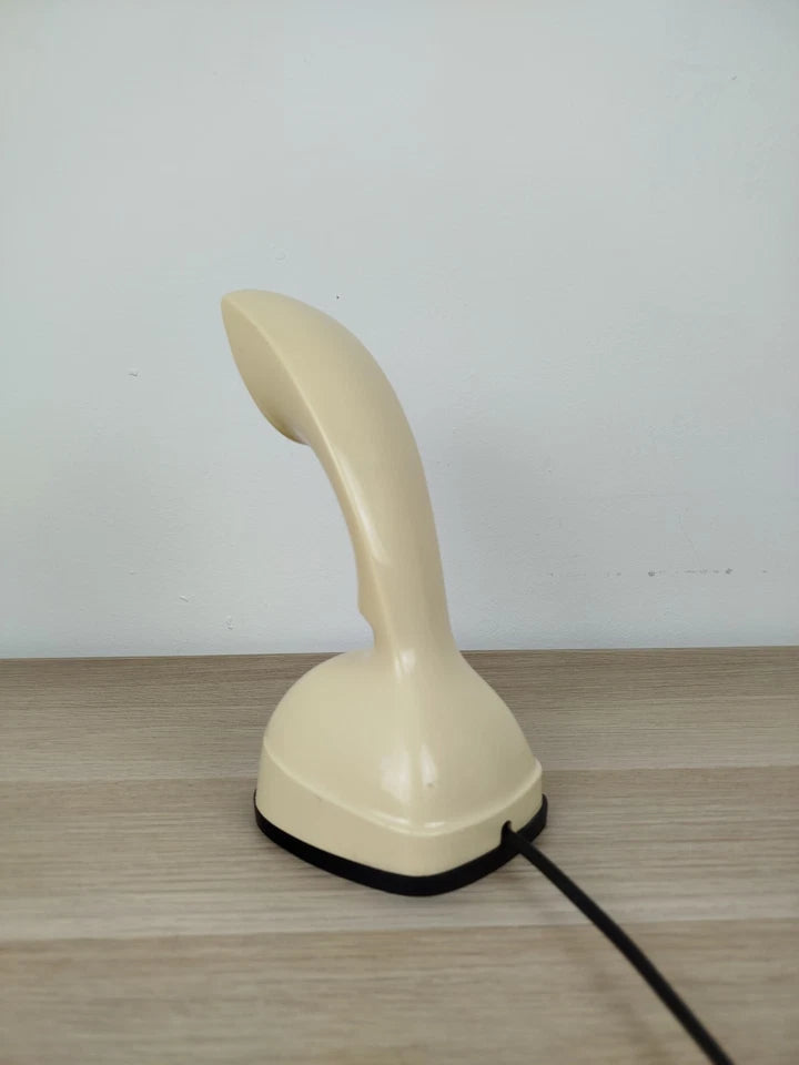 Telefono Disco Ericsson Ericofon Cobra Vintage Epoca Anni 50 Bianco Gösta Thames