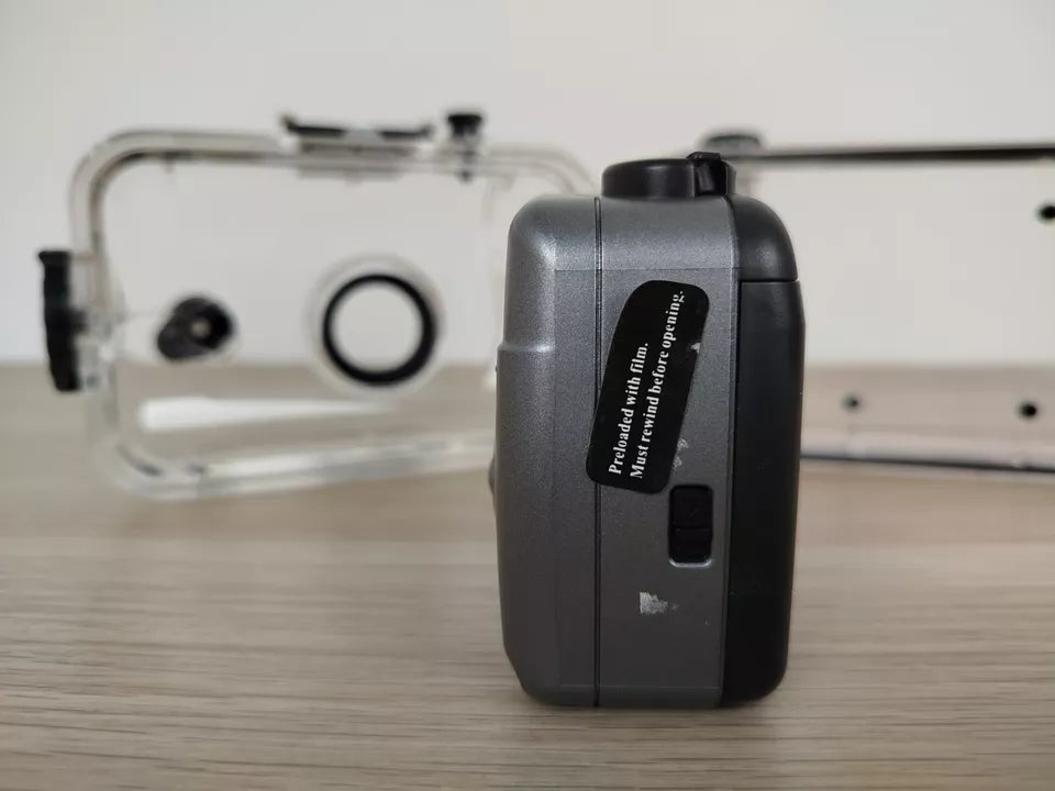 Fotocamera Analogica Macchina Fotografica Subacquea Snap Sights Vintage Anni 90