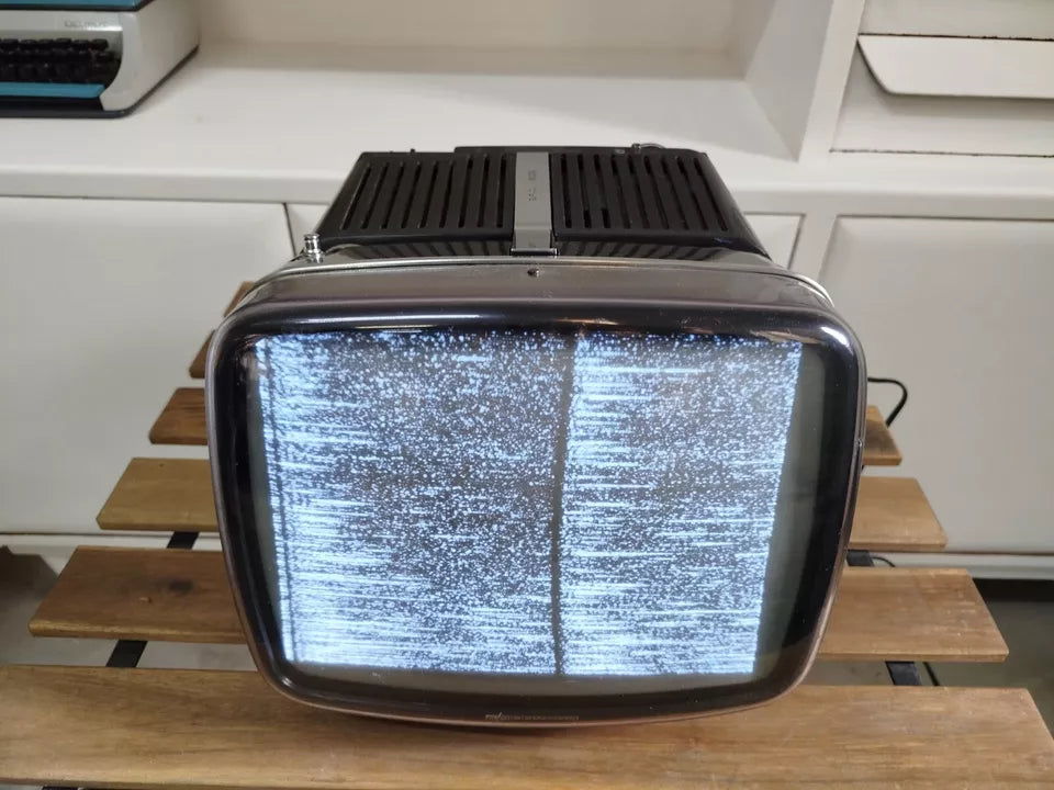 Televisore Brionvega Algol 11" Prima Serie Design Zanuso Sapper Vintage Nero