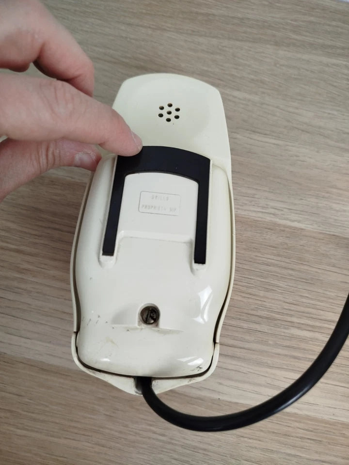 Telefono Grillo Vintage Epoca Anni 60 Design Zanuso Sapper Bianco Siemens Auso