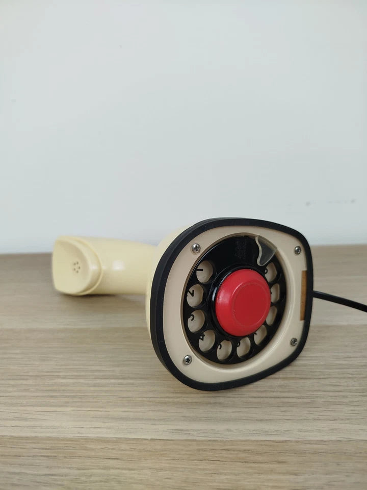 Telefono Disco Ericsson Ericofon Cobra Vintage Epoca Anni 50 Bianco Gösta Thames