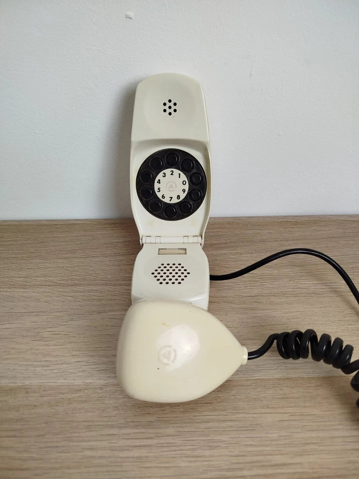 Telefono Grillo Vintage Epoca Anni 60 Design Zanuso Sapper Bianco Siemens Auso