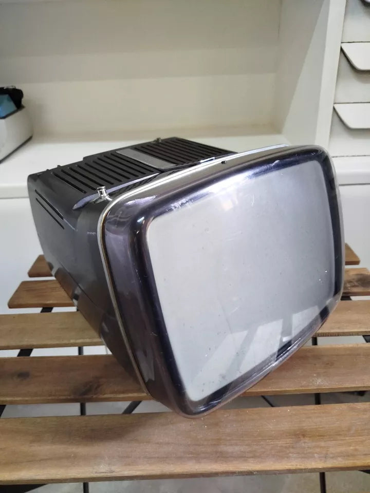 Televisore Brionvega Algol 11" Prima Serie Design Zanuso Sapper Vintage Nero
