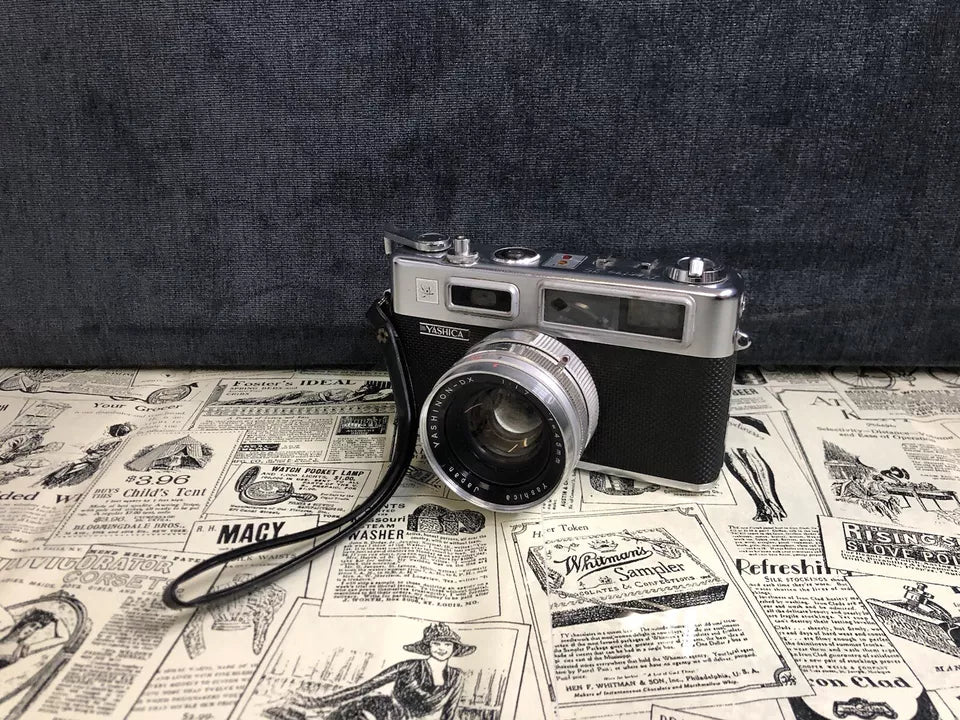 Fotocamera Yashica Electro 35 Obiettivo Yashinon Custodia Yashikor Telemetro