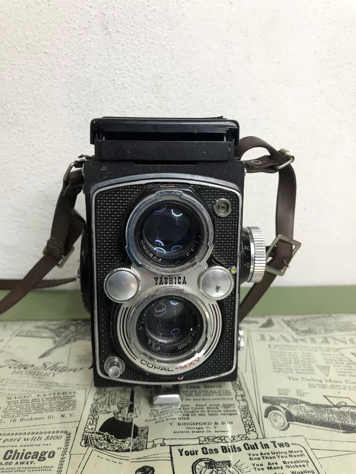 Fotocamera Biottica Yashica MAT EM Obiettivo Copal MXV Macchina Fotografica TLR