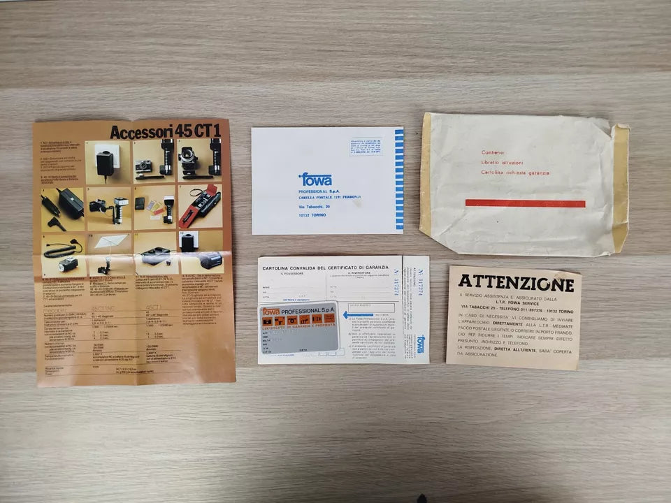 Unità Flash Esterna Metz 45 CT-5 Vintage Anni 80 Con Battery Pack E Istruzioni