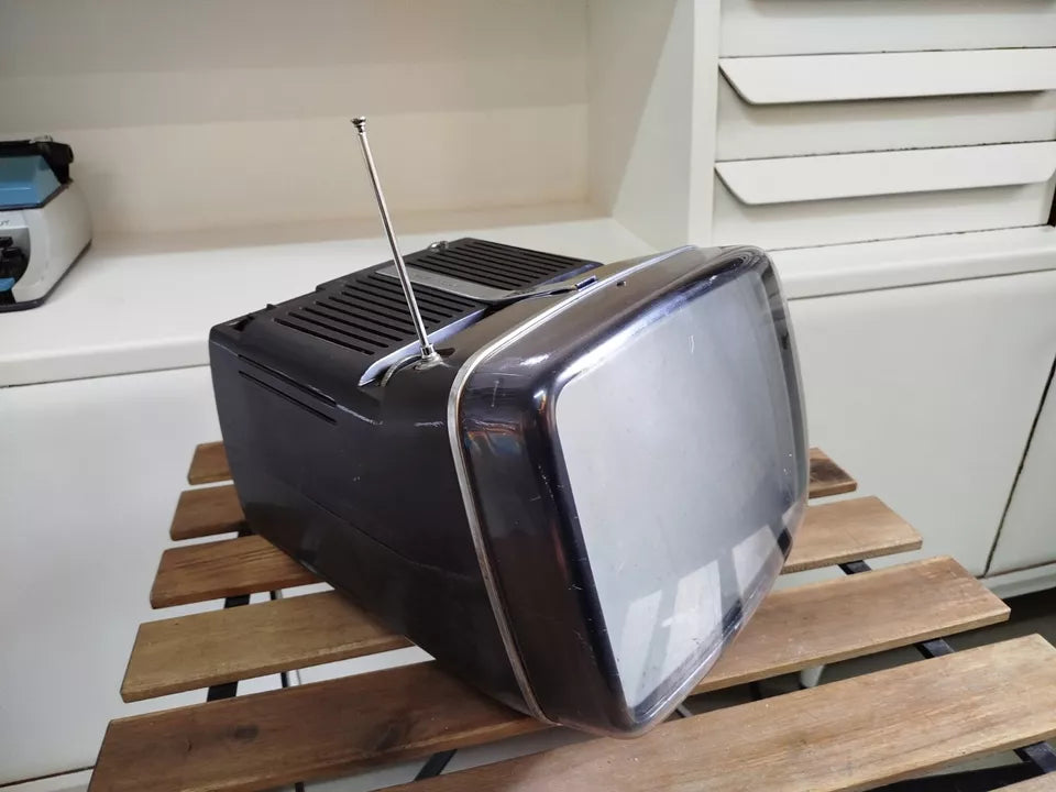 Televisore Brionvega Algol 11" Prima Serie Design Zanuso Sapper Vintage Nero