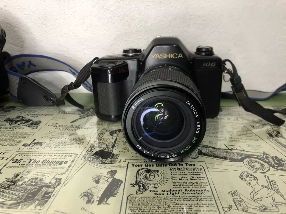 Fotocamera Analogica Reflex Yashica 108 Multi Program Kyocera Japan E Obiettivo
