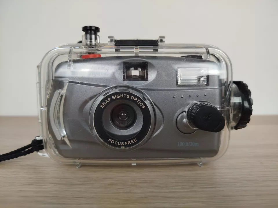 Fotocamera Analogica Macchina Fotografica Subacquea Snap Sights Vintage Anni 90